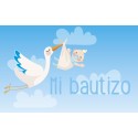 Tarjeta PVC Bautizo Diseño 3