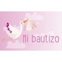 Tarjeta PVC Bautizo Diseño 4