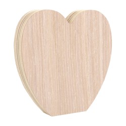 Figura Corazón Madera 14202B