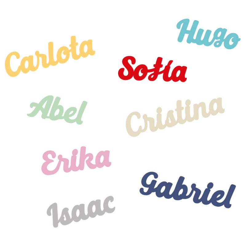 Letras personalizadas de Metacrilato en color en Madrid