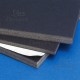 Cartón pluma negro con adhesivo 10 mm