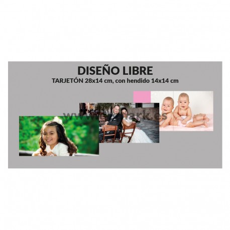Tarjetón diseño libre