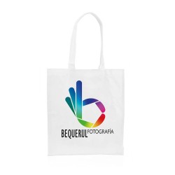 Bolsa blanca con asas