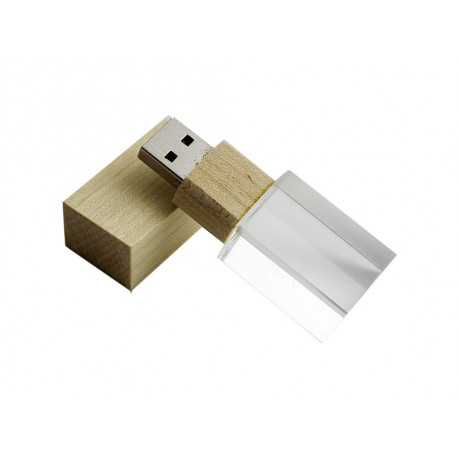 Usb Madera-Cristal  Z747 8GB