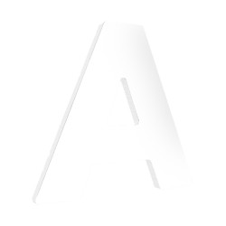 Letras y Números en Blanco 14501B