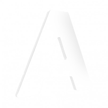 Letras y Números en Blanco 14501B