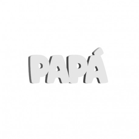 Palabra "Papá" Sin Imagen 14607B