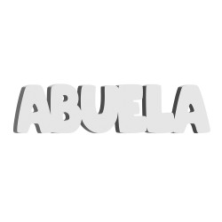 Palabra "Abuela" Sin Imagen 14604B