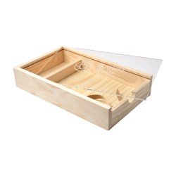 Caja Madera tapa Metacrilato Grabada Láser 935
