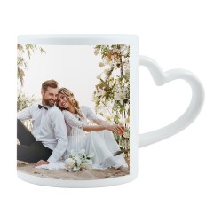 Taza asa corazón Blanca 15007