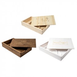 Caja Madera Álbum + Hueco Usb 931 Grabado láser