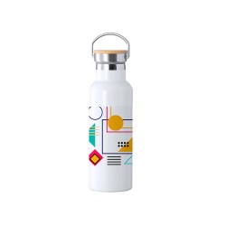 Bidón Térmico Tapón Bambú 500 ML 15344