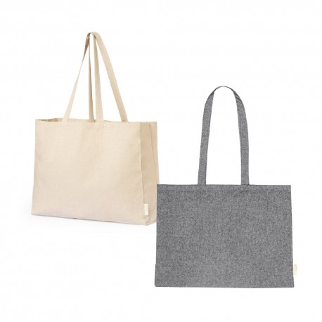 Bolsa De Algodón Reciclado | Bolsa Ecológica Doble Tono