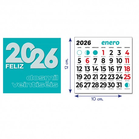 Faldilla Calendario 2025 10 cm