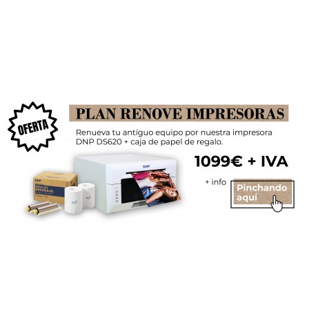 Plan Renove Impresora DS620 + PAPEL