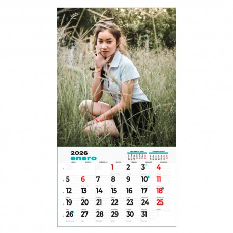 CALENDARIO N1006 31x69 cm AÑO 2026