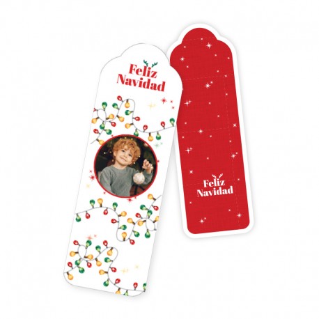 Marcapáginas Navidad Troquelado Diseño 01 Múltiplos de 8 uds. 