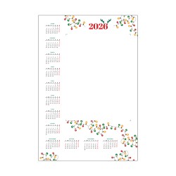 Calendario Adhesivo CNA15 12 uds. 