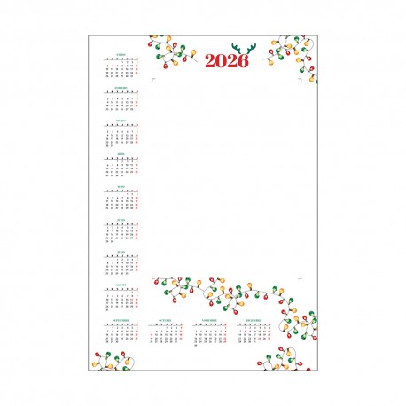 Calendario Adhesivo CNA15 12 uds. 
