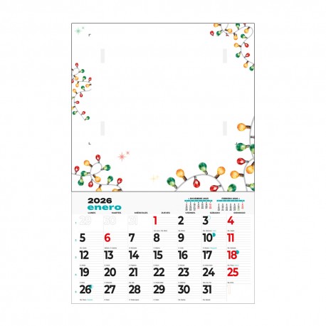 Calendario con Adhesivo CNA10 6 uds.