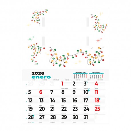 Calendario con Adhesivo CNA18 12 uds.