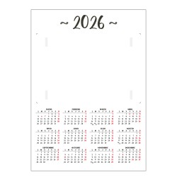 Calendario con Adhesivo CNA27 6 uds. 