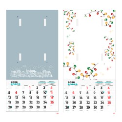 Calendario con Adhesivo CNA09 12 uds.