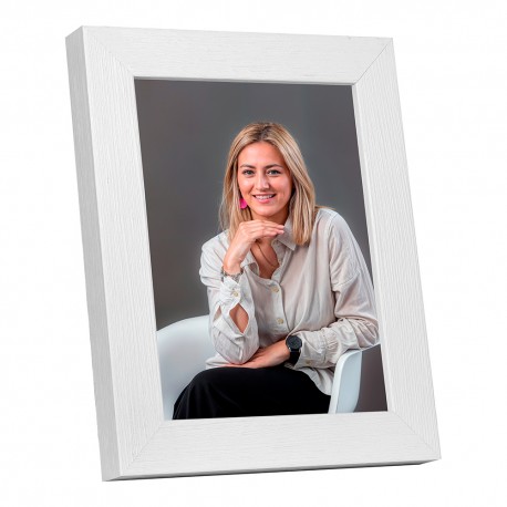 Marco Blanco con Adhesivo 290