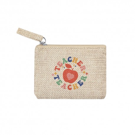 Monedero Simil Lino Personalizable 15390