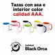 Taza AAA Interior y Asa color 12 uds. 