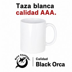 Taza Blanca Calidad Premium AAA 17270