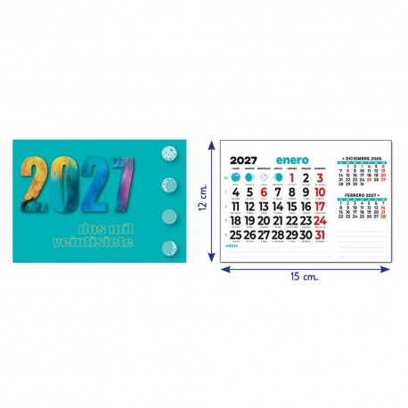 Faldilla Calendario 2027 15 cm