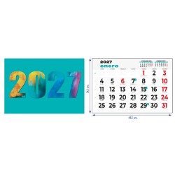 Faldilla Calendario 2027 43,5 cm