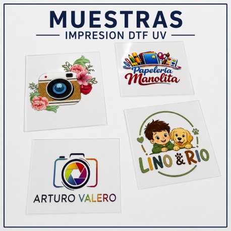 Muestras Impresión DTF UV