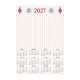 Calendario con Adhesivo CNA16 24 uds.