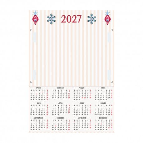 Calendario con Adhesivo CNA16 24 uds.