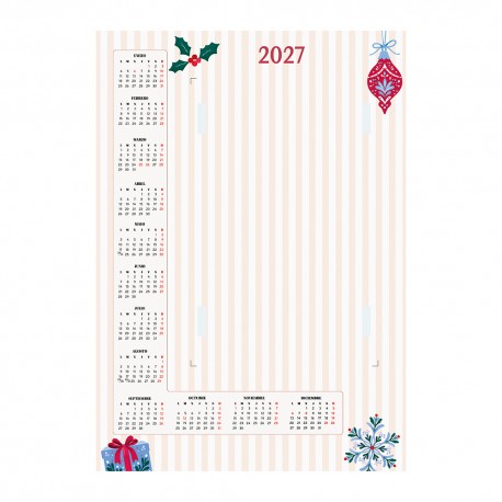Calendario con Adhesivo CNA17 24 uds.