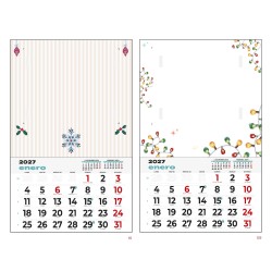 Calendario con Adhesivo CNA10 6 uds.