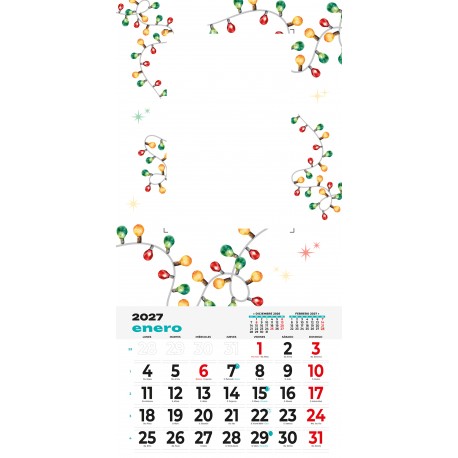 Calendario con Adhesivo CNA09 12 uds.