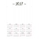 Calendario con Adhesivo CNA27 6 uds. 