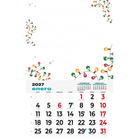 Calendario con Adhesivo CNA10 6 uds.
