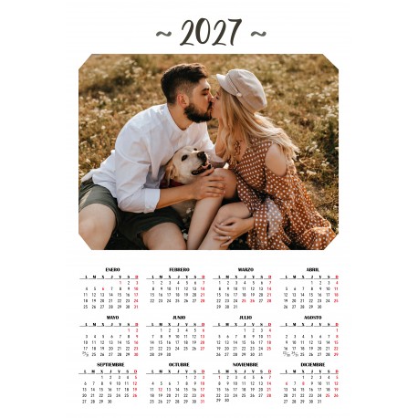 Calendario Troquelado CNAT01 12 uds.
